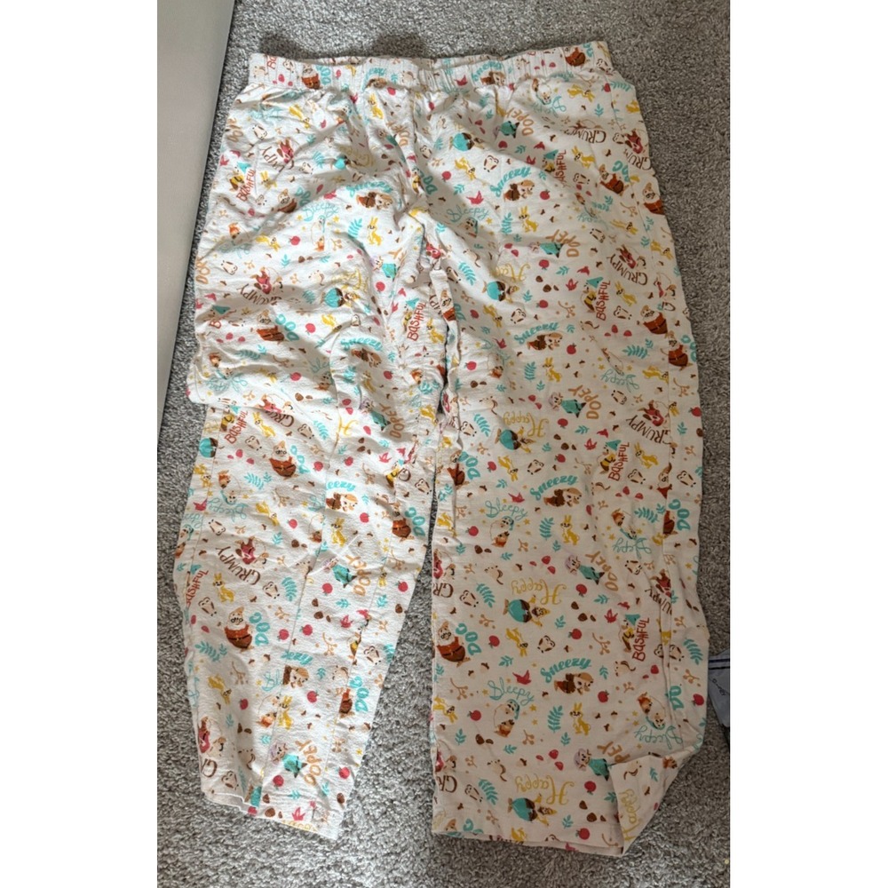 Disney Snow White Seven Dwarfs Pajama Pants ladies XL